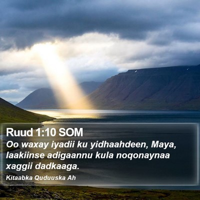 Ruud 1:10 SOM Bible Verse Image