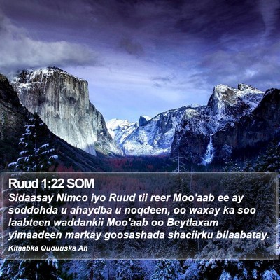 Ruud 1:22 SOM Bible Verse Image