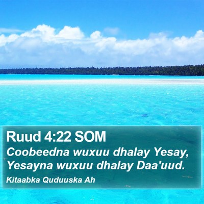 Ruud 4:22 SOM Bible Verse Image