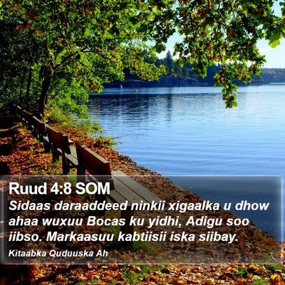 Ruud 4:8 SOM Bible Verse Image
