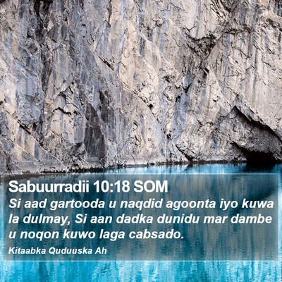 Sabuurradii 10:18 SOM Bible Verse Image
