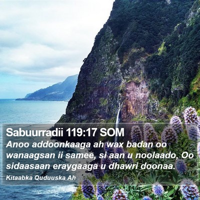 Sabuurradii 119:17 SOM Bible Verse Image