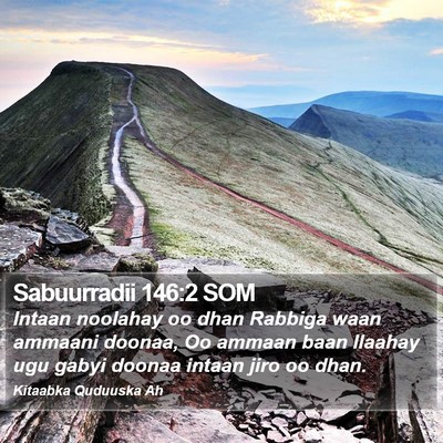 Sabuurradii 146:2 SOM Bible Verse Image