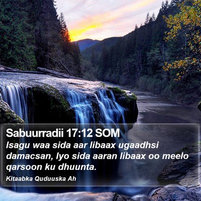 Sabuurradii 17:12 SOM Bible Verse Image