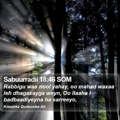 Sabuurradii 18:46 SOM Bible Verse Image
