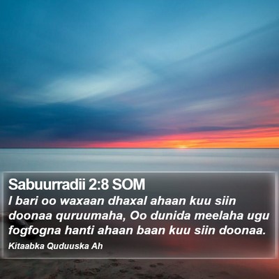 Sabuurradii 2:8 SOM Bible Verse Image