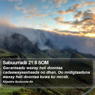 Sabuurradii 21:8 SOM Bible Verse Image