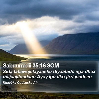 Sabuurradii 35:16 SOM Bible Verse Image