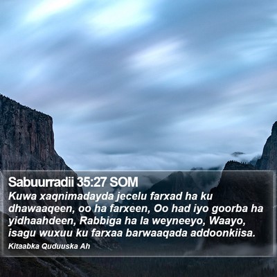 Sabuurradii 35:27 SOM Bible Verse Image