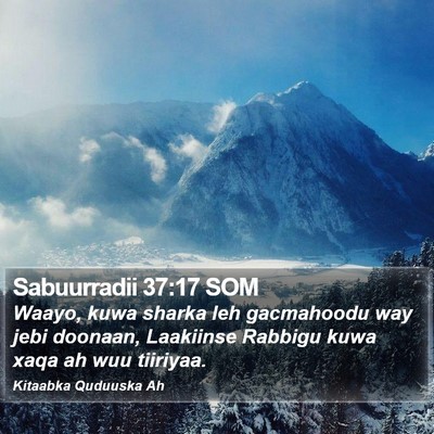 Sabuurradii 37:17 SOM Bible Verse Image
