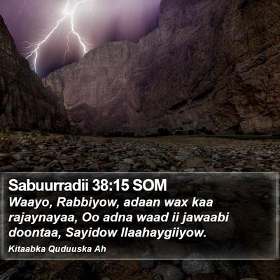 Sabuurradii 38:15 SOM Bible Verse Image