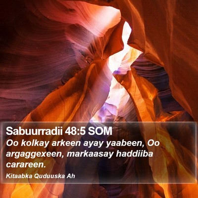 Sabuurradii 48:5 SOM Bible Verse Image