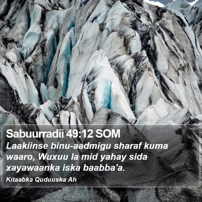 Sabuurradii 49:12 SOM Bible Verse Image
