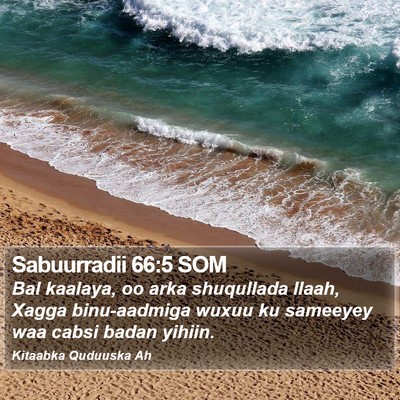 Sabuurradii 66:5 SOM Bible Verse Image