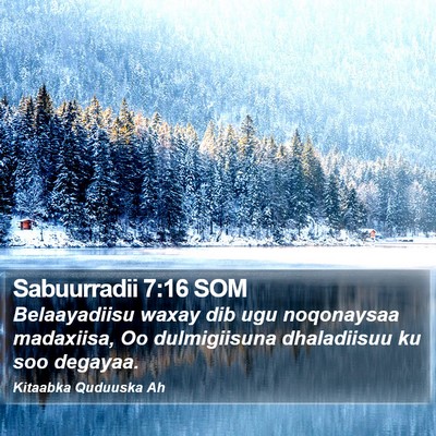 Sabuurradii 7:16 SOM Bible Verse Image