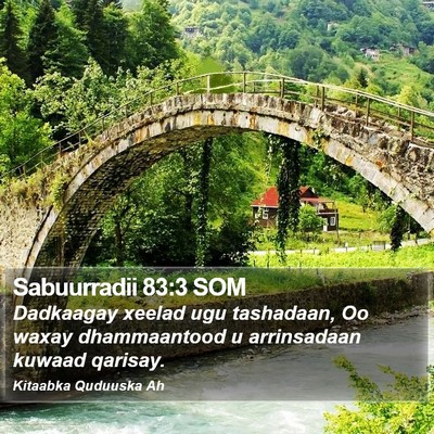 Sabuurradii 83:3 SOM Bible Verse Image