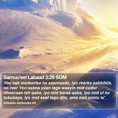 Samuu'eel Labaad 3:29 SOM Bible Verse Image