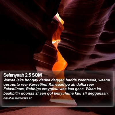 Sefanyaah 2:5 SOM Bible Verse Image