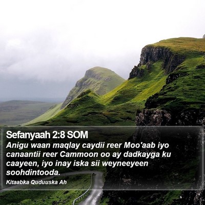 Sefanyaah 2:8 SOM Bible Verse Image