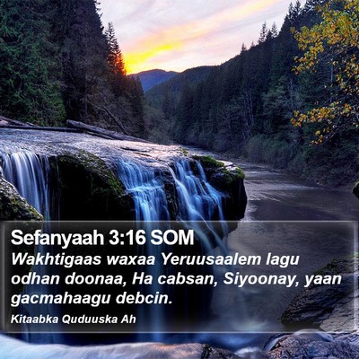 Sefanyaah 3:16 SOM Bible Verse Image