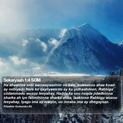 Sekaryaah 1:4 SOM Bible Verse Image