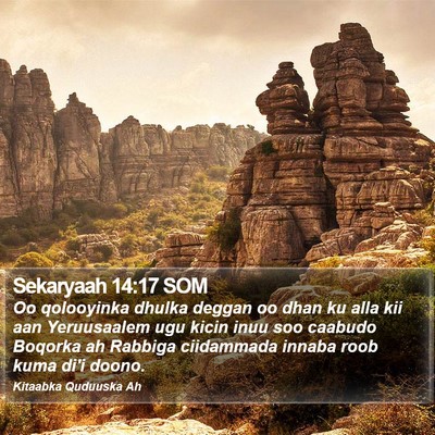 Sekaryaah 14:17 SOM Bible Verse Image