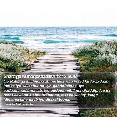 Sharciga Kunoqoshadiisa 12:12 SOM Bible Verse Image