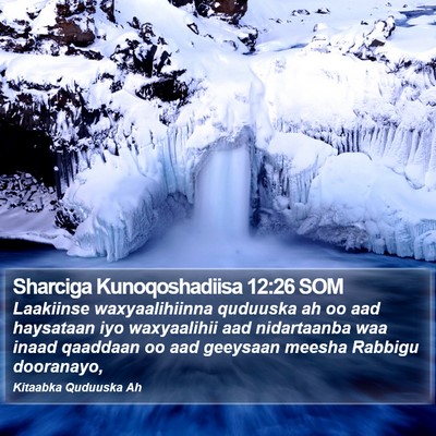 Sharciga Kunoqoshadiisa 12:26 SOM Bible Verse Image