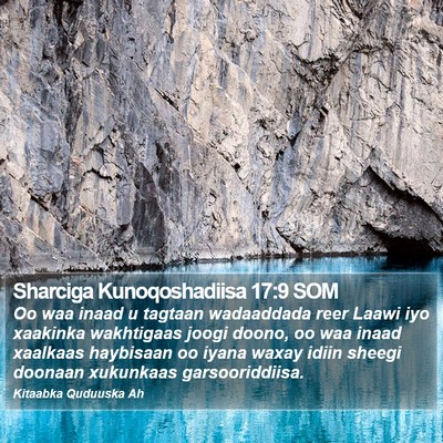 Sharciga Kunoqoshadiisa 17:9 SOM Bible Verse Image