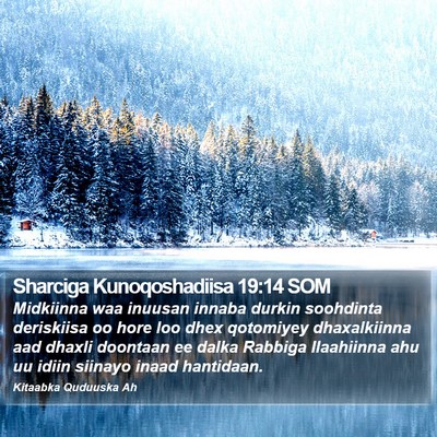 Sharciga Kunoqoshadiisa 19:14 SOM Bible Verse Image