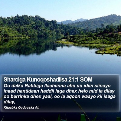 Sharciga Kunoqoshadiisa 21:1 SOM Bible Verse Image