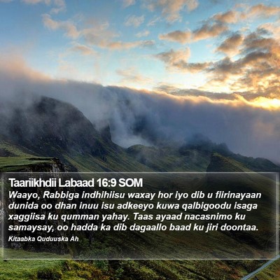 Taariikhdii Labaad 16:9 SOM Bible Verse Image