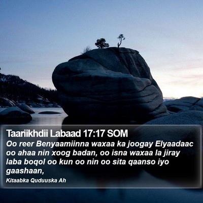 Taariikhdii Labaad 17:17 SOM Bible Verse Image