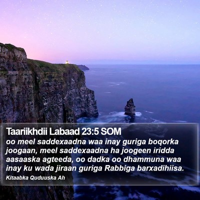 Taariikhdii Labaad 23:5 SOM Bible Verse Image
