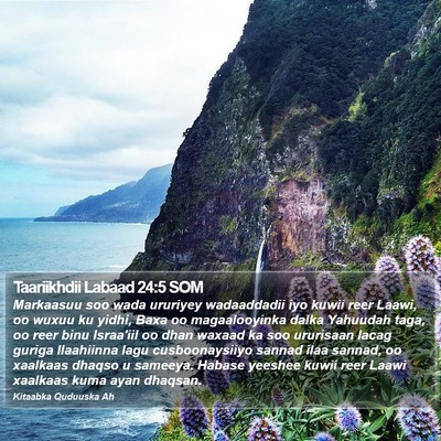 Taariikhdii Labaad 24:5 SOM Bible Verse Image