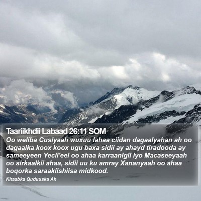 Taariikhdii Labaad 26:11 SOM Bible Verse Image