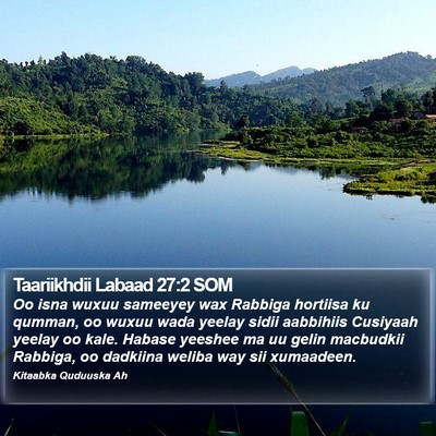 Taariikhdii Labaad 27:2 SOM Bible Verse Image