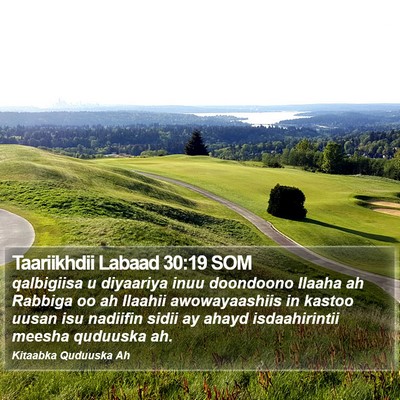 Taariikhdii Labaad 30:19 SOM Bible Verse Image