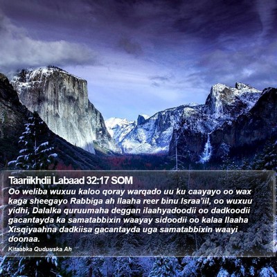 Taariikhdii Labaad 32:17 SOM Bible Verse Image