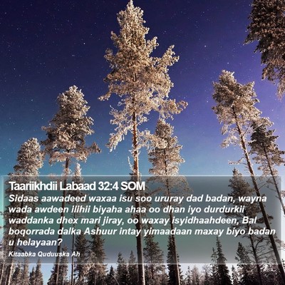 Taariikhdii Labaad 32:4 SOM Bible Verse Image