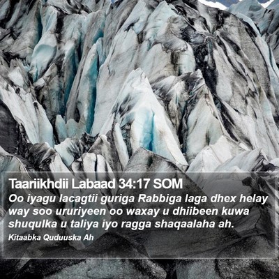 Taariikhdii Labaad 34:17 SOM Bible Verse Image