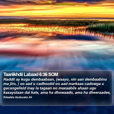 Taariikhdii Labaad 6:36 SOM Bible Verse Image
