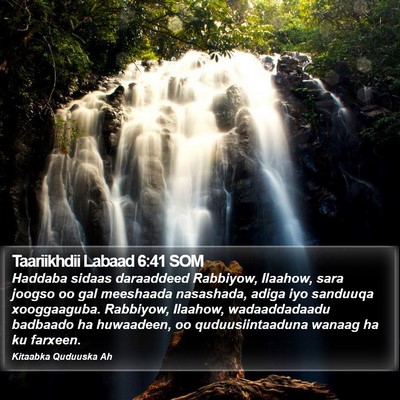 Taariikhdii Labaad 6:41 SOM Bible Verse Image