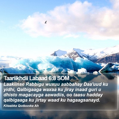 Taariikhdii Labaad 6:8 SOM Bible Verse Image