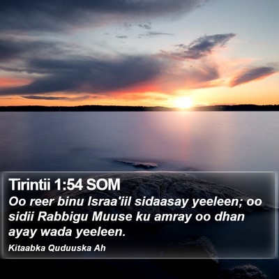 Tirintii 1:54 SOM Bible Verse Image
