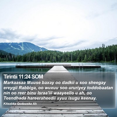 Tirintii 11:24 SOM Bible Verse Image