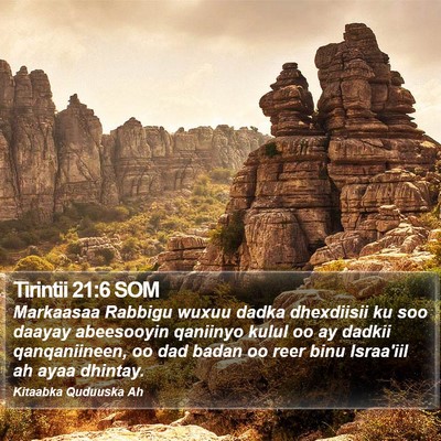 Tirintii 21:6 SOM Bible Verse Image