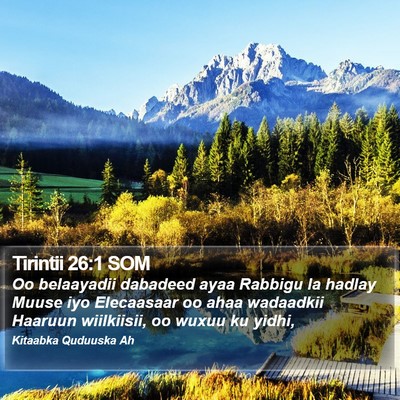 Tirintii 26:1 SOM Bible Verse Image