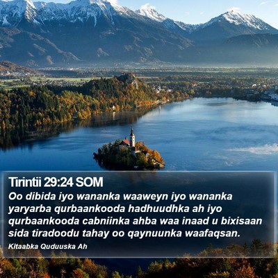 Tirintii 29:24 SOM Bible Verse Image