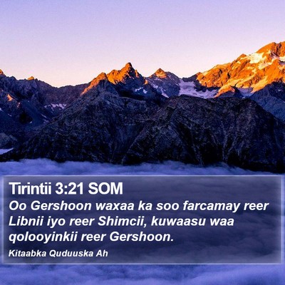 Tirintii 3:21 SOM Bible Verse Image
